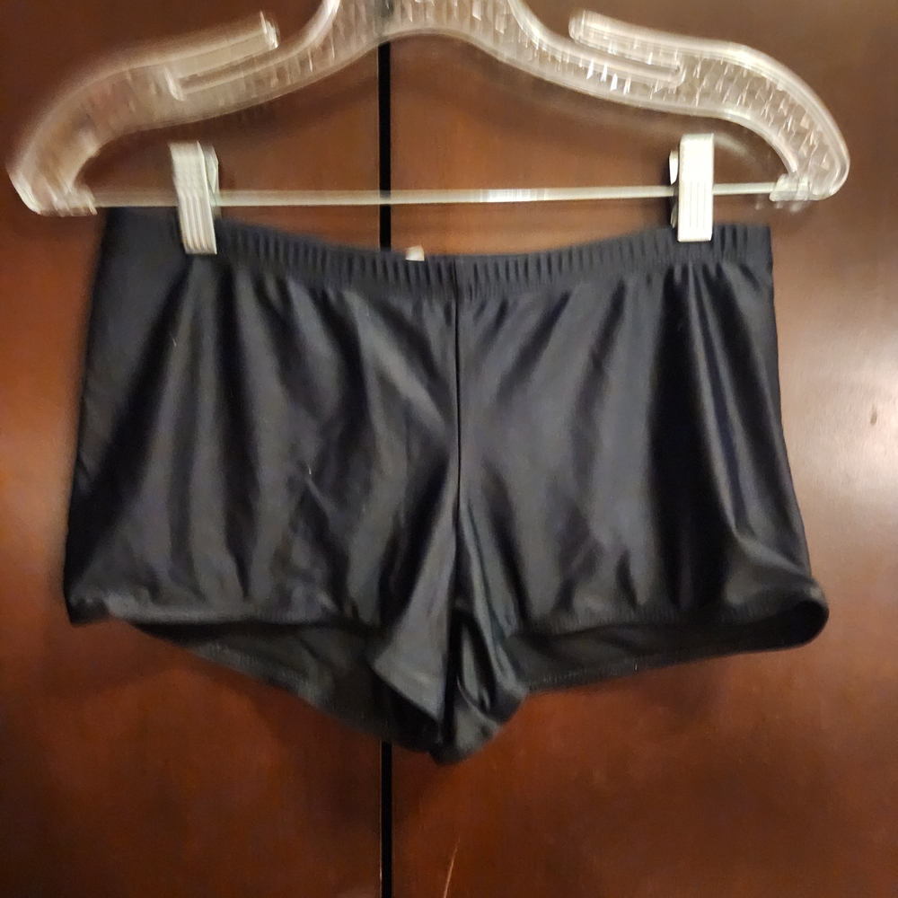 Sleek Black Women's Athletic Shorts